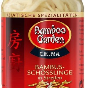 Bamboo Garden Bambusschoesslinge in Streifen 330g, 2er Pack (2 x 330 g)