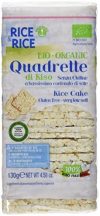 RICE&RICE Reiswaffeln Ohne Salz - Viereckig Bio, 1er Pack (1 x 130 g)