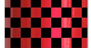 EASYPLOT 87-027-071-B - Designfolie Fun 3, circa A4, perlmutt rot-schwarz