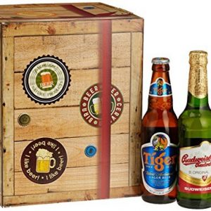 Monatsgeschenke "Beste Biere Der Welt" Entdecken Plus Gratis Geschenkkarton und -Karten Bierpaket (9 x 0.33 l)