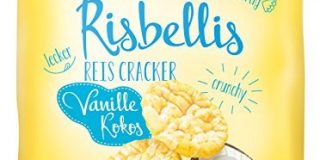 reis-fit Risbellis Reis Cracker Vanille & Kokos , 4er Pack (4 x 40 g)