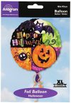 Amscan International Runder Folienballon mit Motiv: Halloween Fun