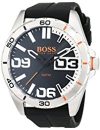 Hugo Boss Orange 1513285 Herren Armbanduhr, Quarz, analoges klassisches Zifferblatt, Silikonarmband