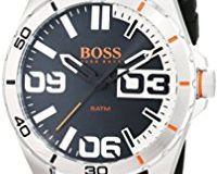 Hugo Boss Orange 1513285 Herren Armbanduhr, Quarz, analoges klassisches Zifferblatt, Silikonarmband