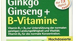tetesept Ginkgo Ginseng + B-Vitamine, 30 Tabletten