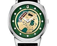 Bulova unisex-Armbanduhr Alpha 2014 Analog Quarz Leder 96A155