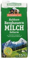 Berchtesgadener Land Haltbare Bergbauern-Milch, 1.5% Fett, 1 l