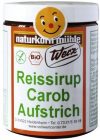 Werz Reissirup-Carob-Aufstrich glutenfrei, 1er Pack (1 x 300 g Dose) - Bio