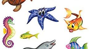Avery Zweckform 53707 Kinder Sticker Meerestiere 30 Aufkleber