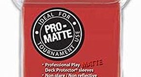 Ultra Pro 82650 - Sleeves Pro-Matte Red (50)