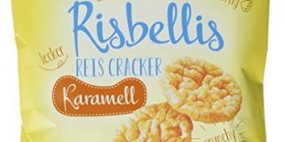 reis-fit Risbellis Reis Cracker Karamell , 4er Pack (4 x 40 g)