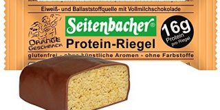 Seitenbacher Protein Riegel Orange, 4er Pack (4 x 16 g)