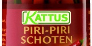 Kattus Piri-Piri Schoten, rot, 3er Pack (3 x 50 g)