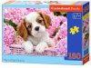 Castorland B-018185 - Pup Flowers, Puzzle 180 Teile, pink
