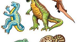 Avery Zweckform 53145 Kinder Sticker Dinos 24 Aufkleber