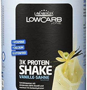 Layenberger LowCarb.one 3K Protein-Shake Vanille-Sahne, 1er Pack (1 x 360 g)