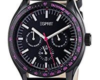 Esprit Damen-Armbanduhr Analog Quarz Leder