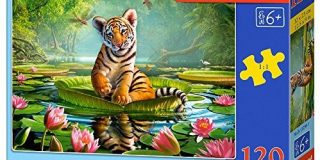 Castorland B-13296-1 - Puzzle Tiger Lily, 120 Teile