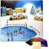 Trinkschokolade & Chai BIO-Adventskalender "Winterdorf" 45 x 45 inkl. Versandverpackung