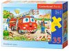 Castorland B-035106 - Firefighters Team, 35-teilig, Klassische Puzzle