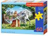 Castorland B-06830 - Princess and Her Friend, Puzzle 60 teilig