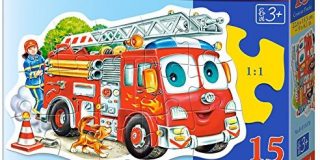 Castorland B-015078 - Fire Engine, 15-teilig, Klassische Puzzle