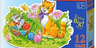 Castorland B-120123 - Kitten Family, Puzzle 12 teilig maxi