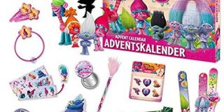 Craze 53998 - Adventskalender Dreamworks Trolls, sortiert, bunt