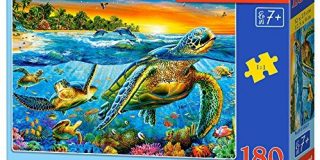 Castorland B-018321 "Underwater Turtles" Puzzle, 180 Teile