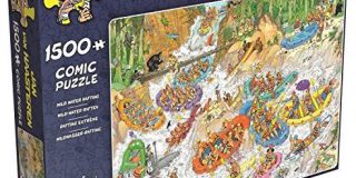 Jumbo 19015 - Jan van Haasteren - Wildwasser-Rafting, 1500 Teile Puzzle