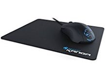 ROCCAT Lua Tri-Button Maus + Kanga Cloth Mousepad Gaming Bundle (USB 2.0) schwarz