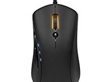 Fnatic Gear Flick optische Pro Gaming-Maus (6 Tasten, ergonomisch, Pixart Sensor) schwarz