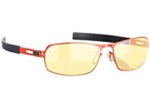 Gunnar Optiks MLG Phantom Heat Carbon Bildschirmbrille, kristallklar rot