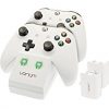 Venom Twin Docking Station inkl. 2 Zusatzakkus fur Xbox One & One S - weiss - Perfekt fur die weisse Xbox One S & Xbox One Konso