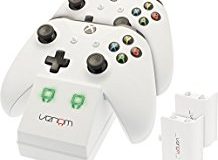 Venom Twin Docking Station inkl. 2 Zusatzakkus fur Xbox One & One S - weiss - Perfekt fur die weisse Xbox One S & Xbox One Konso