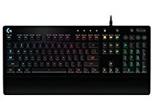 Logitech G213 Gaming-Tastatur Prodigy (mit RGB-Hintergrundbeleuchtung, QWERTZ Deutsches Tastaturlayout)