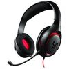 Creative SB Inferno Gaming-Headset (40 mm Full-Spectrum-Treiber, abnehmbares Mikrofon) fur PC, Mac, iPhone, Android und PS4 schw