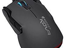 ROCCAT Kova Pure Performance Gaming Maus (7000 dpi, Rechts--Linkshander, 12 programmierbare Maustasten) grau-schwarz