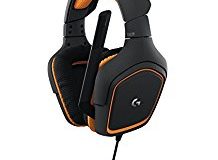 Logitech G231 Gaming-Kopfhorer Prodigy Stereo (mit Mikrofon fur PC, Xbox One und PS4) schwarz-orange