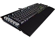 Corsair K95 RGB Platinum Mechanische Gaming Tastatur (Cherry MX Speed, Multi-Color RGB Beleuchtung, QWERTZ) schwarz