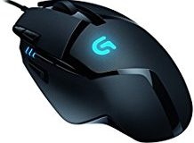 Logitech G402 Gaming-Maus Hyperion Fury (mit 8 programmierbaren Tasten) schwarz