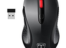 Laptop Maus, TOPELEK  PC Maus Schnurlos Maus Wireless Mouse Optical Business Mouse USB Funkmaus Optische Mause 2.4 G 2400 DPI Dr