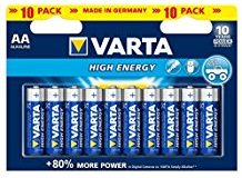 Varta High Energy Batterie AA Mignon Alkaline Batterien LR6 - 10er Pack