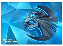 ROCCAT Sense Kinetic High Precision Gaming Mousepad (Mikrokristallbeschichtung, Grosse: 400 x 280 x 2 mm), blau-schwarz