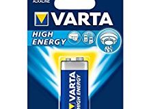 Varta High energy Batterie 9V Block Alkaline Batterien 6LR61 - 1er Pack