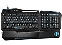 Mad Catz S.T.R.I.K.E.TE mechanisches Gaming Tastatur (QWERTZ, USB) fur PC matt schwarz
