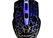 R4mpage RP-5200 5 Tasten LED-Gamingmaus mit wechselnder 5 farbiger LED Beleuchtung schwarz