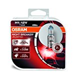 OSRAM Night Breaker Unlimited H1, Halogen-Scheinwerferlampe, +110%, 64150NBU-HCB, 12V PKW, Duo Box (2 Lampen): Amazon.de: Auto