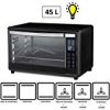 Digitaler Minibackofen mit Umluft (45 Liter) Doppelglast&uuml,r &nr.x2713, 2000 Watt &nr.x2713, LED Display &nr.x2713, 13 Automa