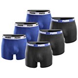 PUMA Herren Boxershort Basic Limited Black Edition 6er Pack: Amazon.de: Sport & Freizeit